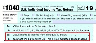 2016 adjusted gross income w2