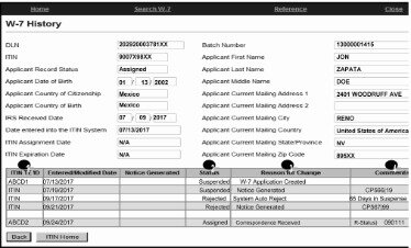 itin address