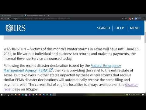 irs.gov disaster relief