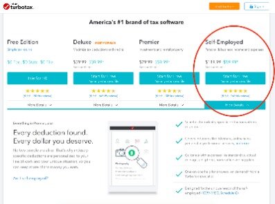 turbotax self employed free