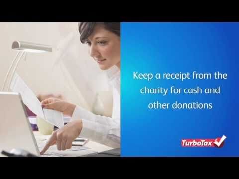 turbo tax charitable deductions