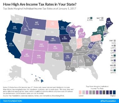 moving from state with no income tax to state with income tax