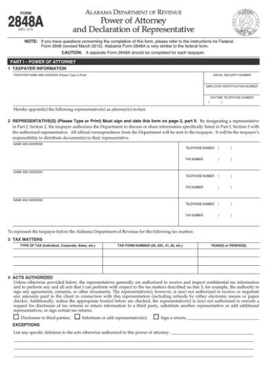 tax form 2848