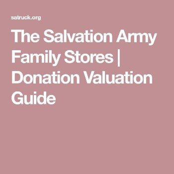 salvationarmyusa org valuation guide