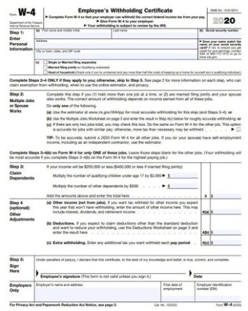 employee's withholding allowance certificate help