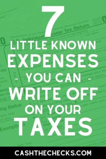 what can i write off on my taxes