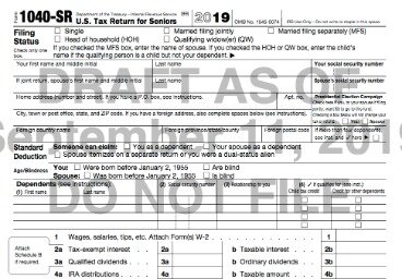 changes to your 2020 form 1040