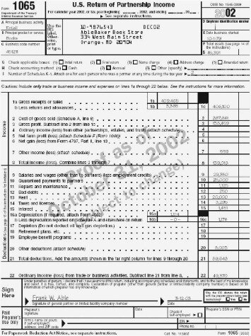 sch e tax form