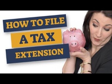 how to file a tax extension 2019