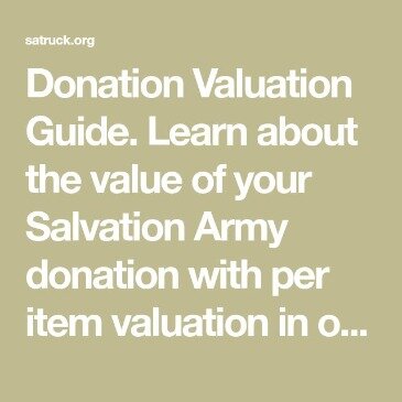 turbo tax donation valuation guide