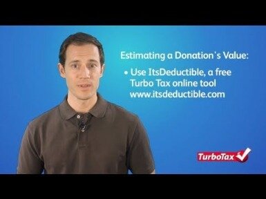 turbo tax donation valuation guide
