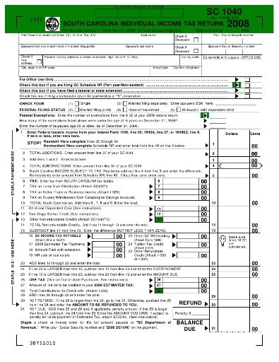 incomtax return forms