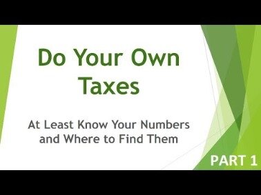 how to do your own taxes