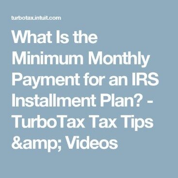 turbotax payment plan