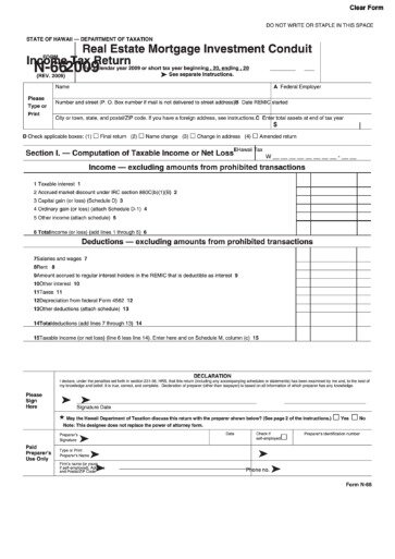 mortgage tax return