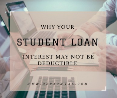 standard deduction and student loan interest